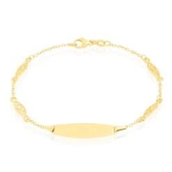 Bracelet Identité Eudoxie Maille Filigrane Or Jaune