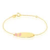 Bracelet Identité Helee Noeud Or Jaune