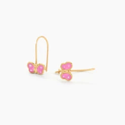 Boucles D'oreilles Pendantes Souline Papillon Or Jaune
