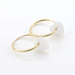 Creoles Or Jaune Vicenze Nacre 5 Creoles Or Jaune Vicenze Nacre -Histoire d'Or B3OEJX2002 view2