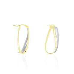 Créoles Ayliz Or Bicolore