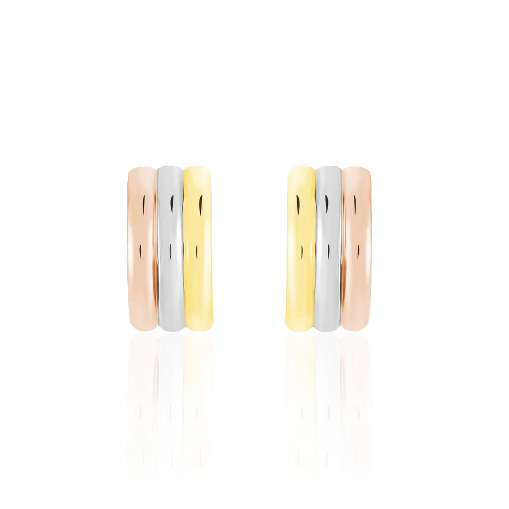 Créoles Igora Or Tricolore 2 Créoles Igora Or Tricolore – Image 2