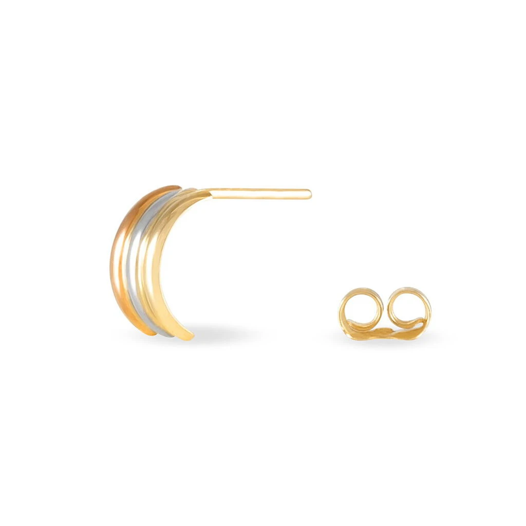 Créoles Igora Or Tricolore 4 Créoles Igora Or Tricolore – Image 4