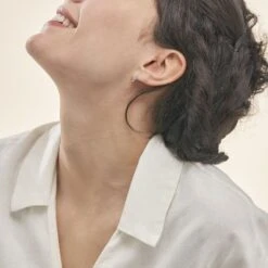 Boucles D'oreilles Puces Marnie Or Blanc Diamant -Histoire d'Or B3OFBDW365 model0