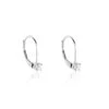 Boucles D'oreilles Pendantes Victoria Or Blanc Diamant