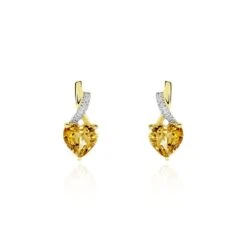 Boucles D'oreilles Puces Or Jaune Clothilde
