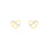 Boucles D'oreilles Puces Juliane Or Jaune Diamant