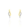 Boucles D'oreilles Puces Callum Or Jaune Diamant