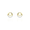Boucles D'oreilles Puces Atlanta Or Jaune Diamant