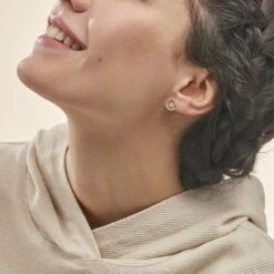 Boucles D'oreilles Puces Atlanta Or Jaune Diamant -Histoire d'Or B3OFJDW335 model0