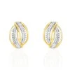 Boucles D'oreilles Puces Enora Or Jaune Diamant