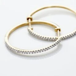 Creoles Or Jaune Aryanna Diamants -Histoire d'Or B3OFJDW660 view2