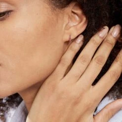 Créoles Or Jaune Killian Rubis -Histoire d'Or B3OFJRR121 model0