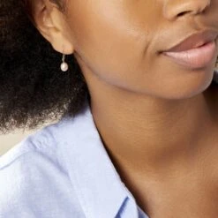 Boucles D'oreilles Pendantes Baroque Or Jaune Perle De Culture -Histoire d'Or B3OFJUS013 model0