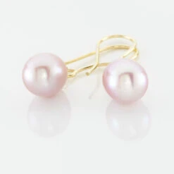 Boucles D'oreilles Pendantes Baroque Or Jaune Perle De Culture -Histoire d'Or B3OFJUS013 view2