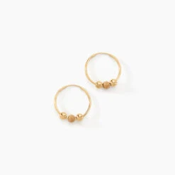 Créoles Brava Or Jaune