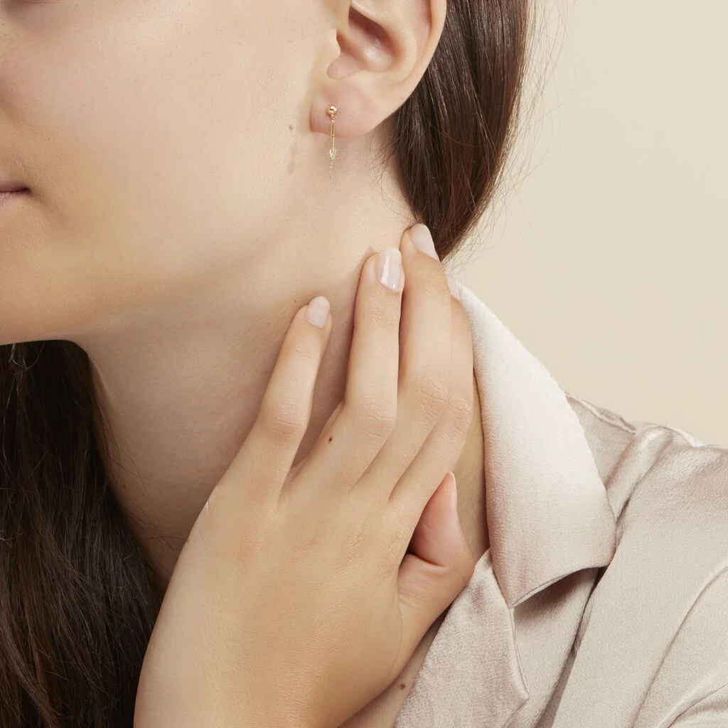 Boucles D'oreilles Pendantes Anne-maudae Pendantes Coeurs Or Jaune 3 Boucles D'oreilles Pendantes Anne-maudae Pendantes Coeurs Or Jaune – Image 3