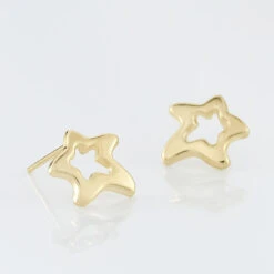 Boucles D'oreilles Puces Alphonsine Etoile De Mer Or Jaune -Histoire d'Or B3OFJW00CM view2