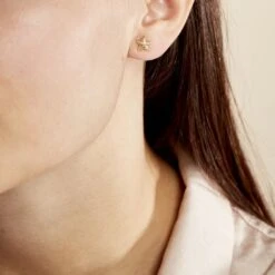 Boucles D'oreilles Puces Alphonsine Etoile De Mer Or Jaune -Histoire d'Or B3OFJW00CO model1