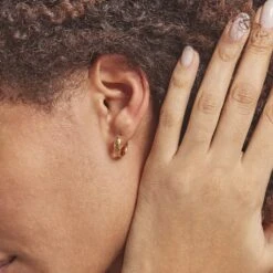 Créoles Mara Or Jaune -Histoire d'Or B3OFJW00GM model0