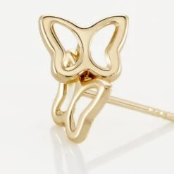 Boucles D'oreilles Puces Or Jaune Paphnuce -Histoire d'Or B3OFJW00GP view2