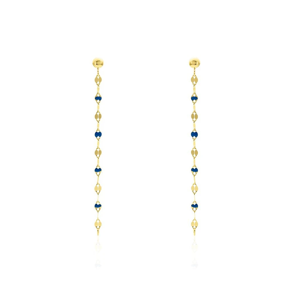 Boucles D'oreilles Pendantes Or Jaune Asteria 1 Boucles D'oreilles Pendantes Or Jaune Asteria