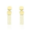 Boucles D'oreilles Pendantes Or Jaune Achillee