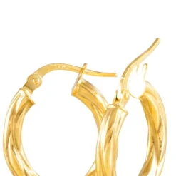 Créoles Anantha Or Jaune -Histoire d'Or B3OFJW0326 view3