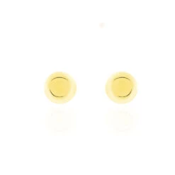 Boucles D'oreilles Puces Fidelia Boule Or Jaune
