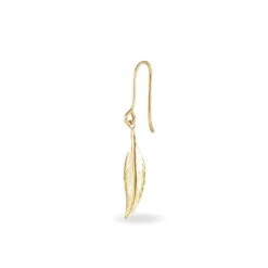 Boucles D'oreilles Pendantes Indian Nature Feuilles Or Jaune -Histoire d'Or B3OFJW0576 view2