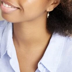 Boucles D'oreilles Pendantes Fee Or Jaune -Histoire d'Or B3OFJW0872 model0