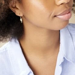 Boucles D'oreilles Pendantes Fee Or Jaune -Histoire d'Or B3OFJW0872 model1