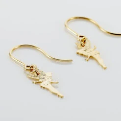 Boucles D'oreilles Pendantes Fee Or Jaune -Histoire d'Or B3OFJW0872 view2
