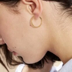 Créoles Thyrza Or Jaune -Histoire d'Or B3OFJW0931 model0