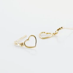 Boucles D'oreilles Pendantes Anne-maudae Pendantes Coeurs Or Jaune -Histoire d'Or B3OFJZW584 view2