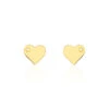 Boucles D'oreilles Puces Celenie Or Jaune Oxyde De Zirconium