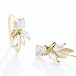 Bijoux D'oreilles Alexine Or Jaune Oxyde De Zirconium -Histoire d'Or B3OFJZW792 view2