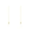 Boucles D'oreilles Pendantes Ginna Or Jaune Oxyde De Zirconium