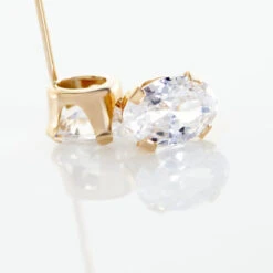 Boucles D'oreilles Puces Elea Or Jaune Oxyde -Histoire d'Or B3OFJZW915 view2