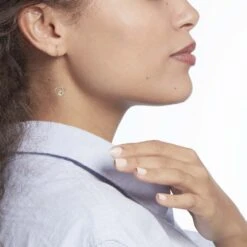 Boucles D'oreilles Pendantes Or Jaune Maximiliane Oxyde De Zirconium -Histoire d'Or B3OFJZW943 model0