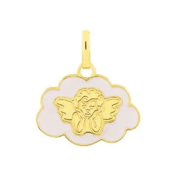 Pendentif Ange Nuage Or Jaune