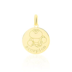 Pendentif Jannila Zodiaque Or Jaune