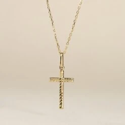 Pendentif Benny Croix Ciselee Or Jaune -Histoire d'Or B3PFJW0316 view2