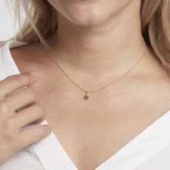 Pendentif Eudocie Coeur Lisse Or Jaune -Histoire d'Or B3PFJW0397 model1