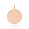 Pendentif Sirona Pastille Gravable Or Rose