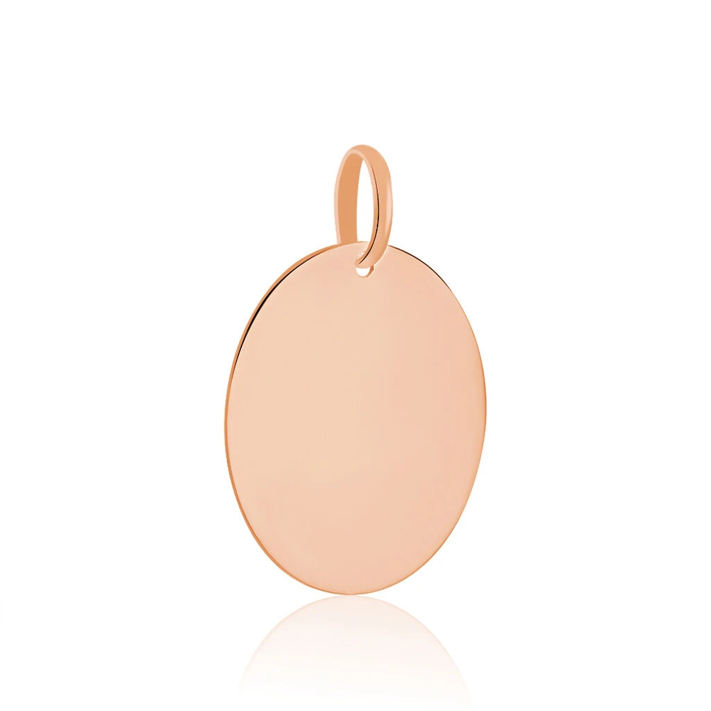 Pendentif Sirona Pastille Gravable Or Rose 2 Pendentif Sirona Pastille Gravable Or Rose – Image 2