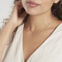 Pendentif Eudocie Coeurs Ciseles Or Bicolore -Histoire d'Or B3PM2W0005 model0