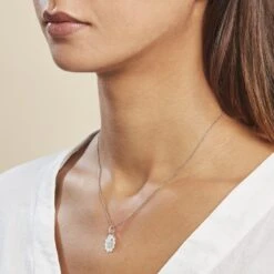 Pendentif Ange Nuage Or Blanc -Histoire d'Or B3PMBW0013 model0