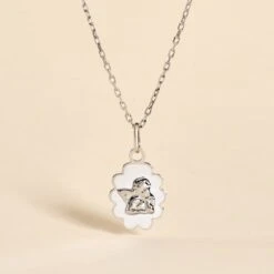 Pendentif Ange Nuage Or Blanc -Histoire d'Or B3PMBW0013 view2