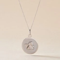 Pendentif Hannae Or Blanc -Histoire d'Or B3PMBW0017 view2